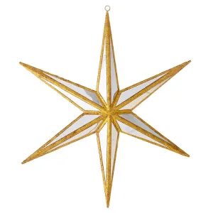 12" Mirrored Star Ornament