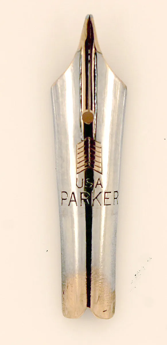 1933 PARKER GRAY PEARL DOUBLE JEWEL VACUMATIC FOUNTAIN PEN RESTORED