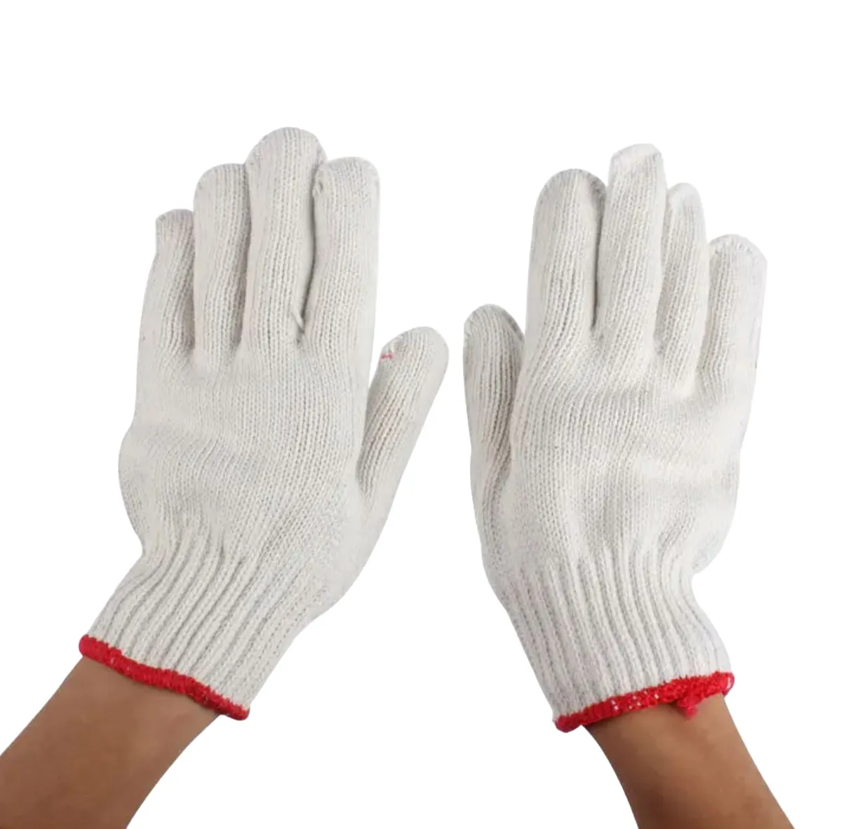 60 Pairs X Cotton Polyester Knitted Multipurpose Elastic Yarn Gardening Gloves