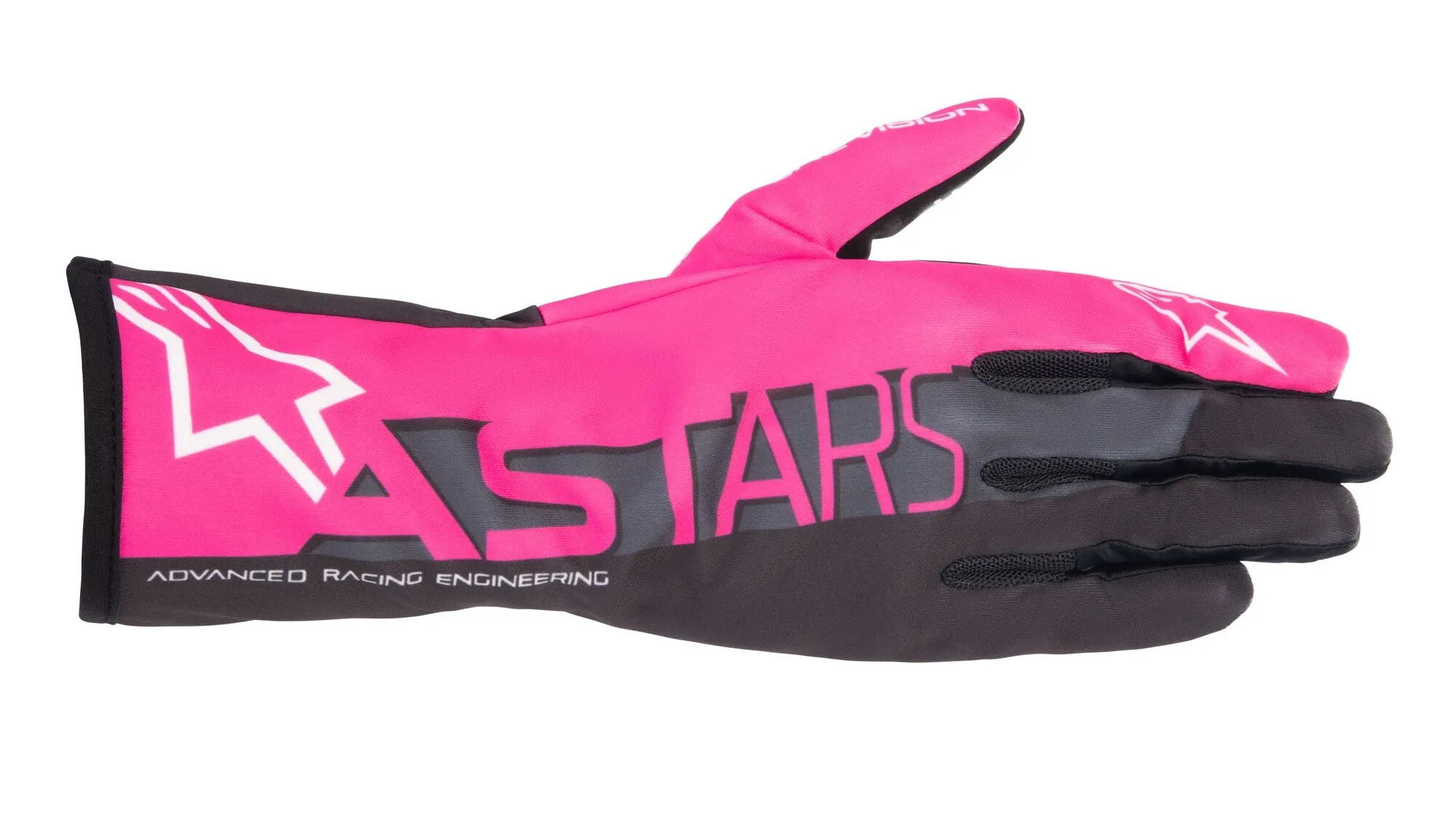 ALPINESTARS 3552423_399_XL TECH 1 K RACE v2 ADVANCE Kart gloves, pink/black, Size XL