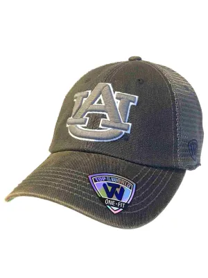 Auburn Tigers TOW Two Tone Gray Mortar Mesh Backed Flexfit Slouch Hat Cap