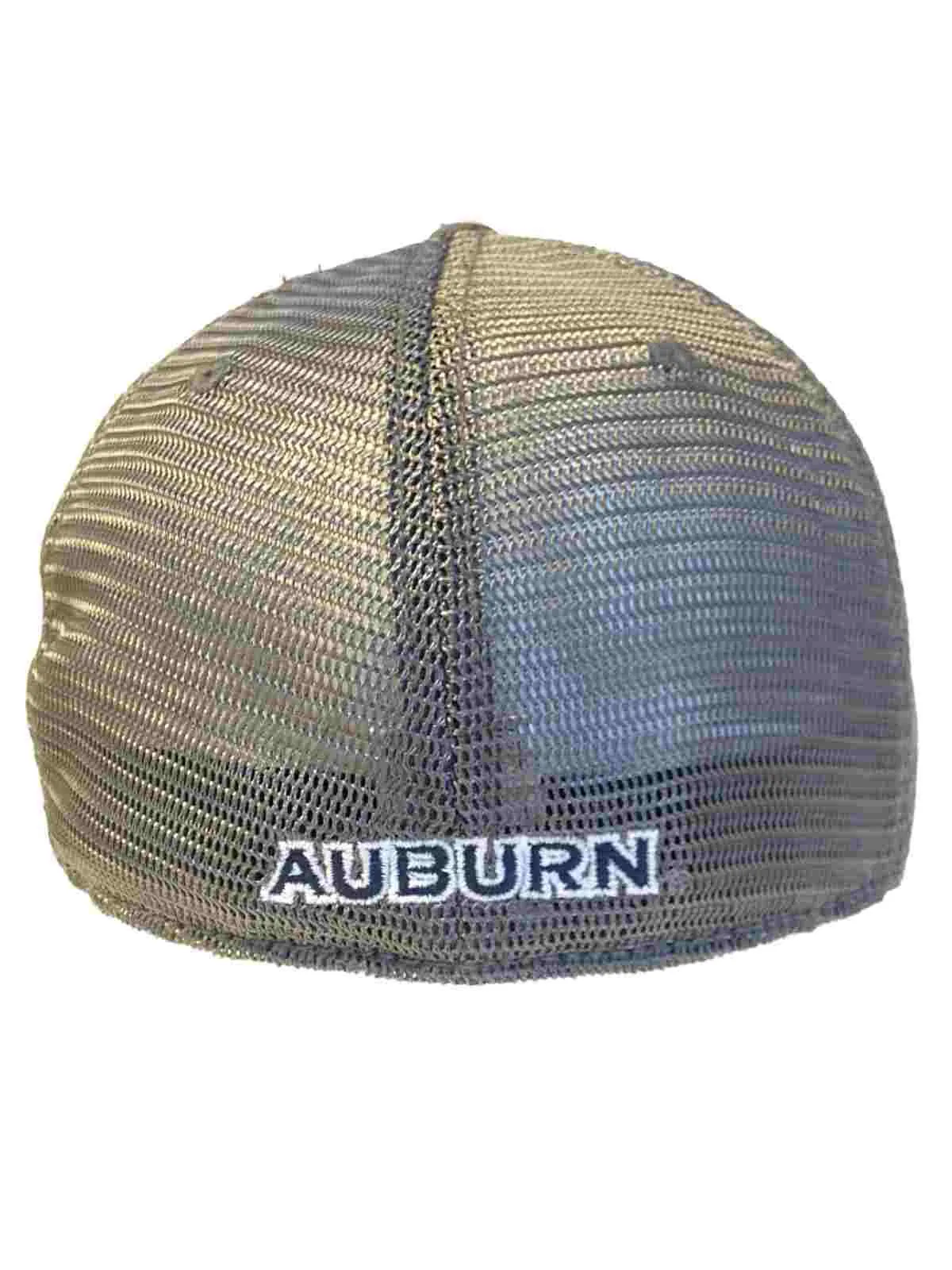 Auburn Tigers TOW Two Tone Gray Mortar Mesh Backed Flexfit Slouch Hat Cap