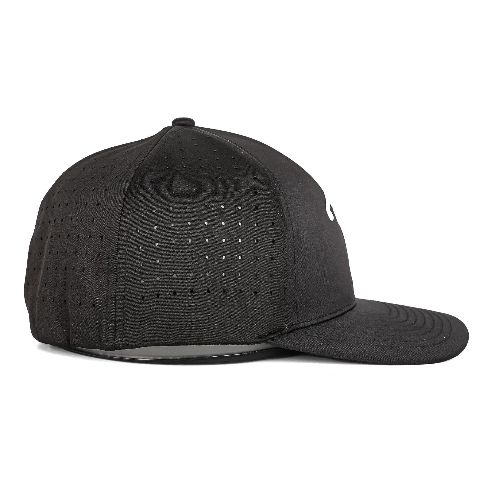 Bogeyman Black - Performance Golf Hat - Stretch Fit