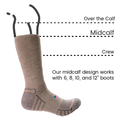 Boot Wool Work Sock