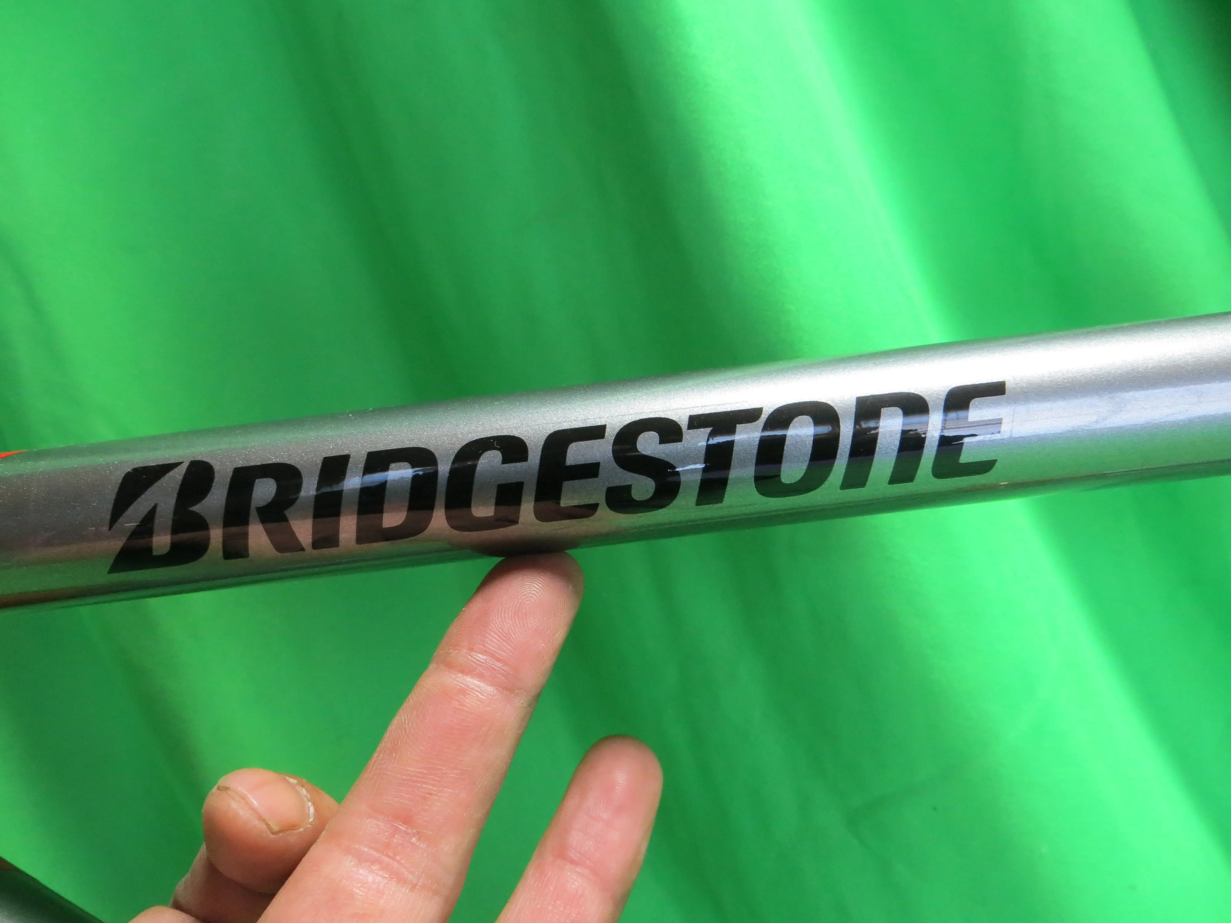 Bridgestone Columbus Max Fork Reynolds 853 // Red Gray Silver Two Tone // 51.5cm