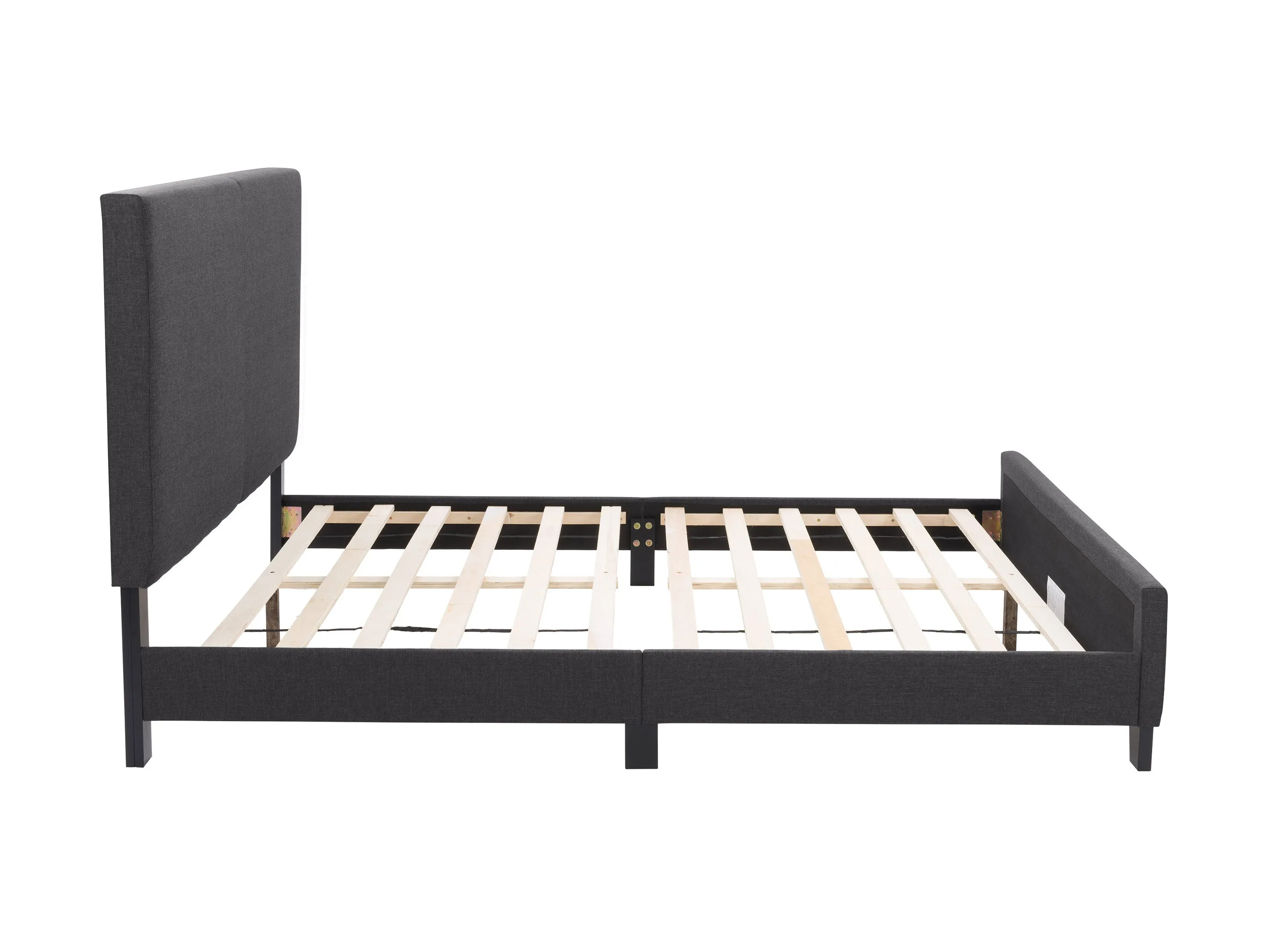 Charcoal Contemporary Double / Full Bed