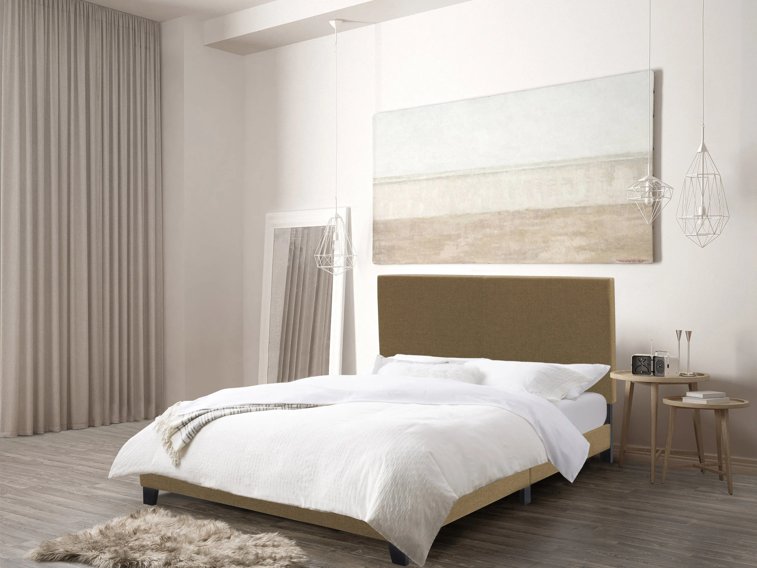 Clay Contemporary Double / Full Bed