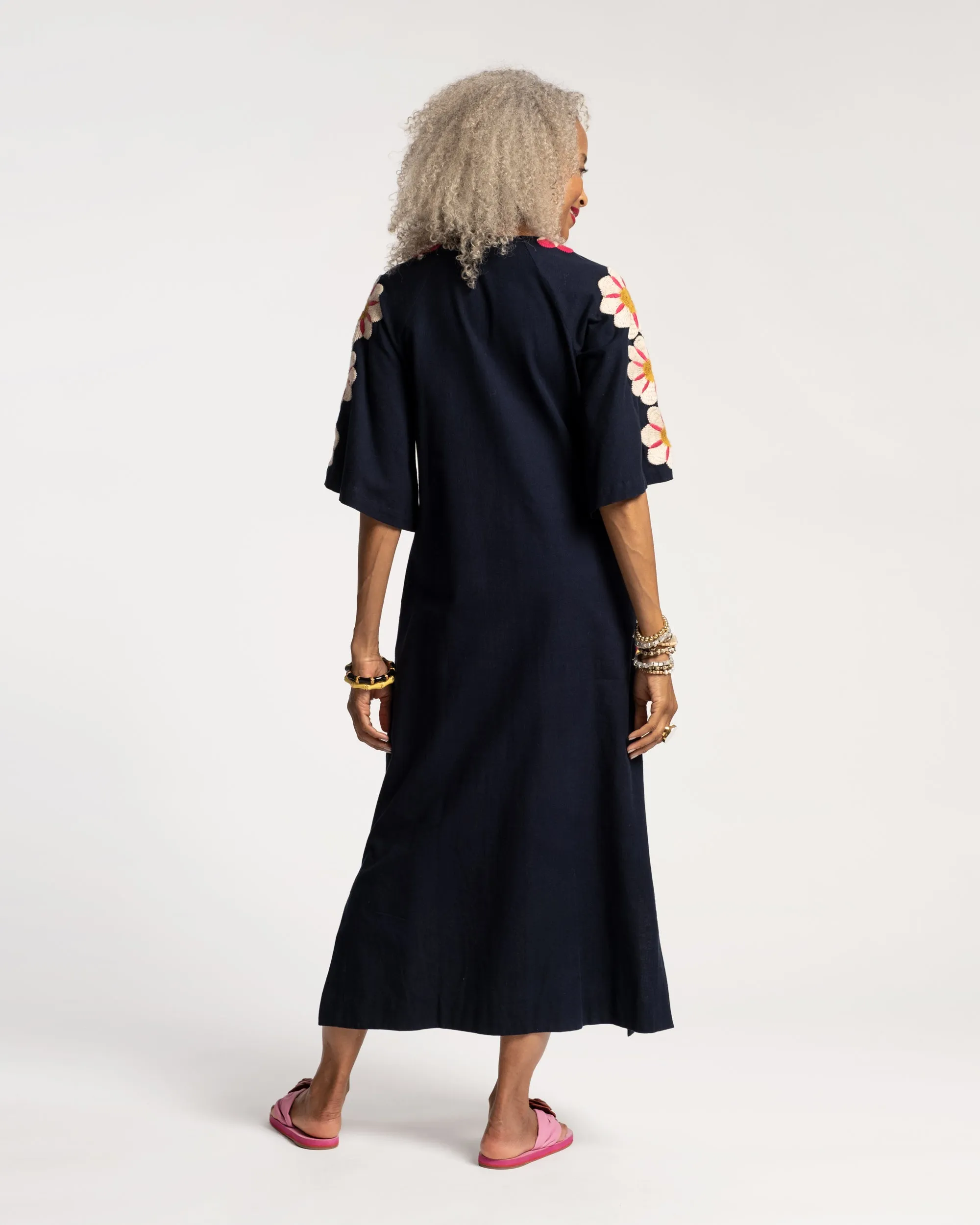 Delightful Caftan Sunrise Navy Multi