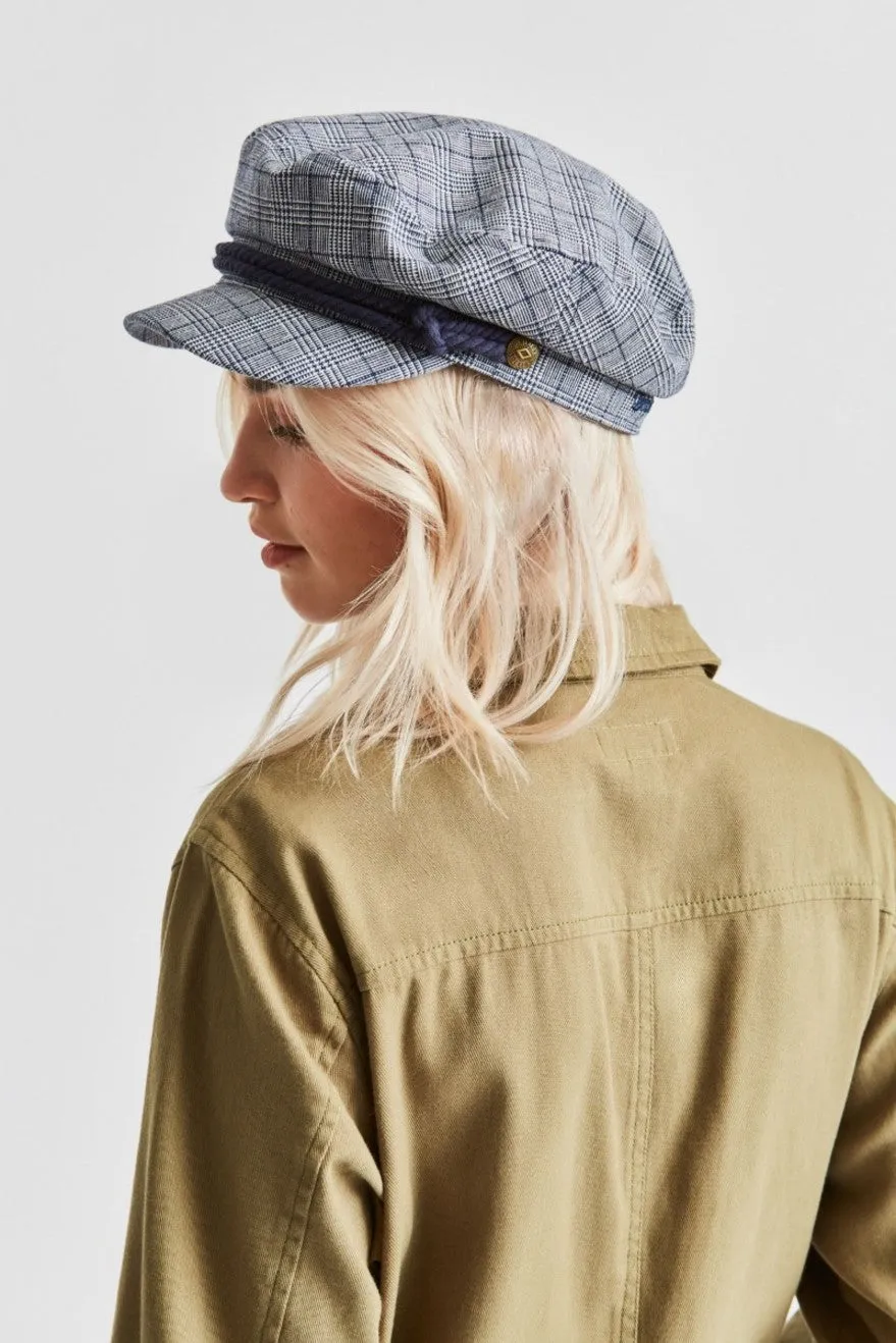 Fiddler Cap - Washed Navy/White