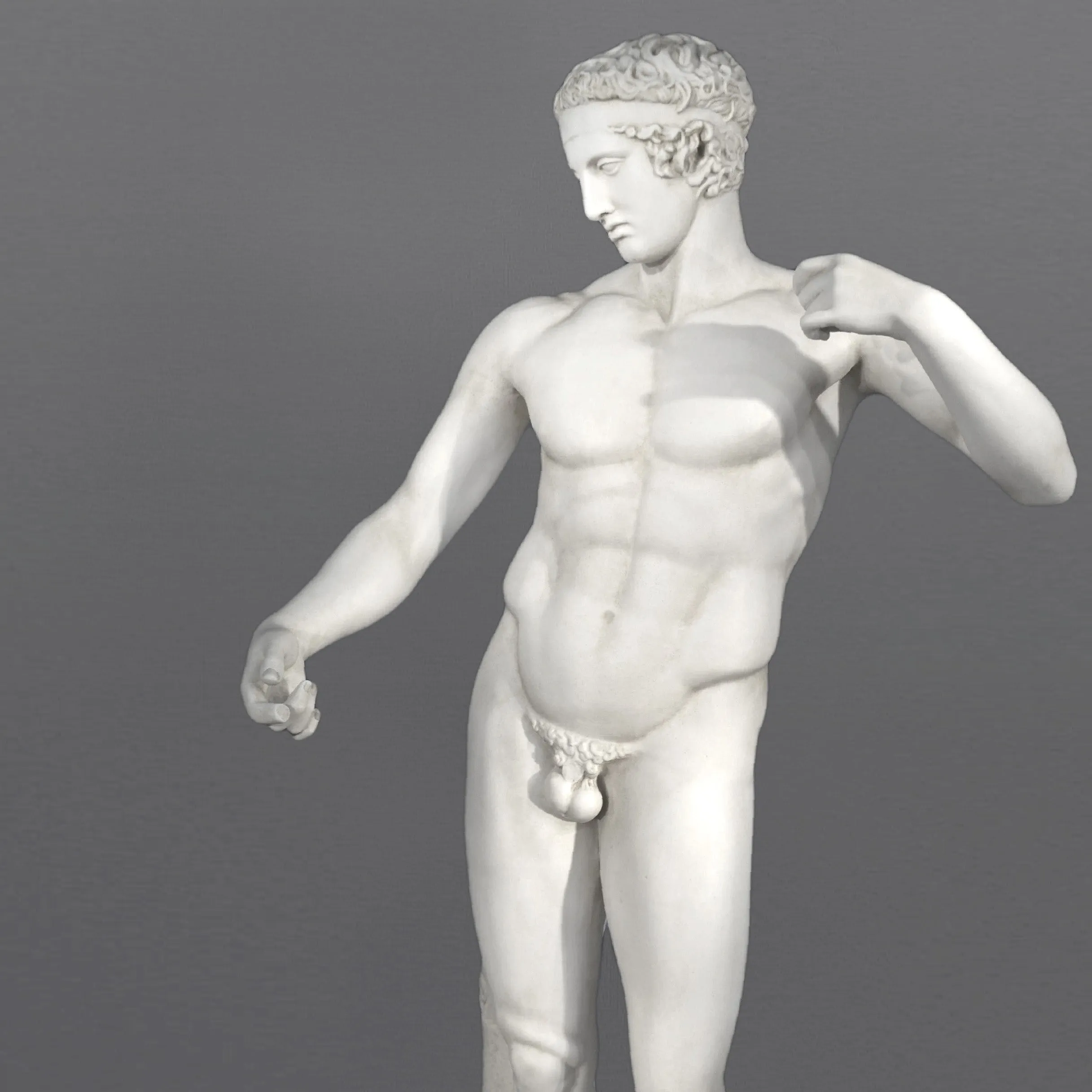 Greek Athlete Life-size Statue