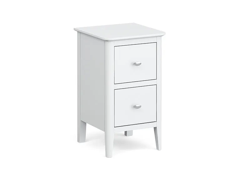 Hampstead White Narrow Bedside