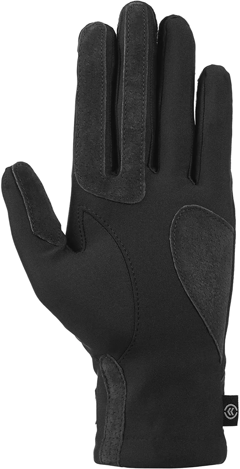 isotoner Men's Gloves with Spandex Stretch and Knit Lining