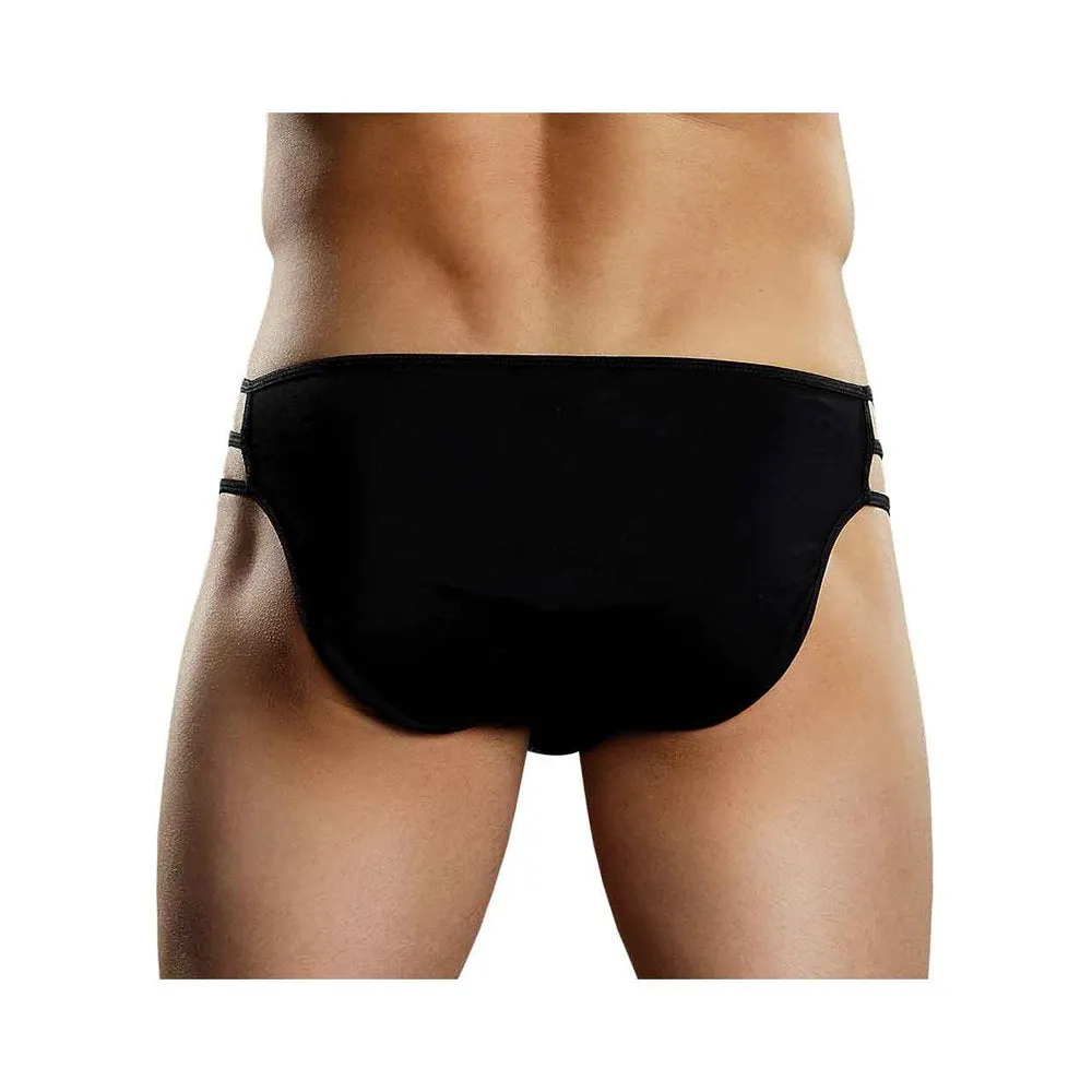 Male Power Cage Briefs L/XL Black Underwear