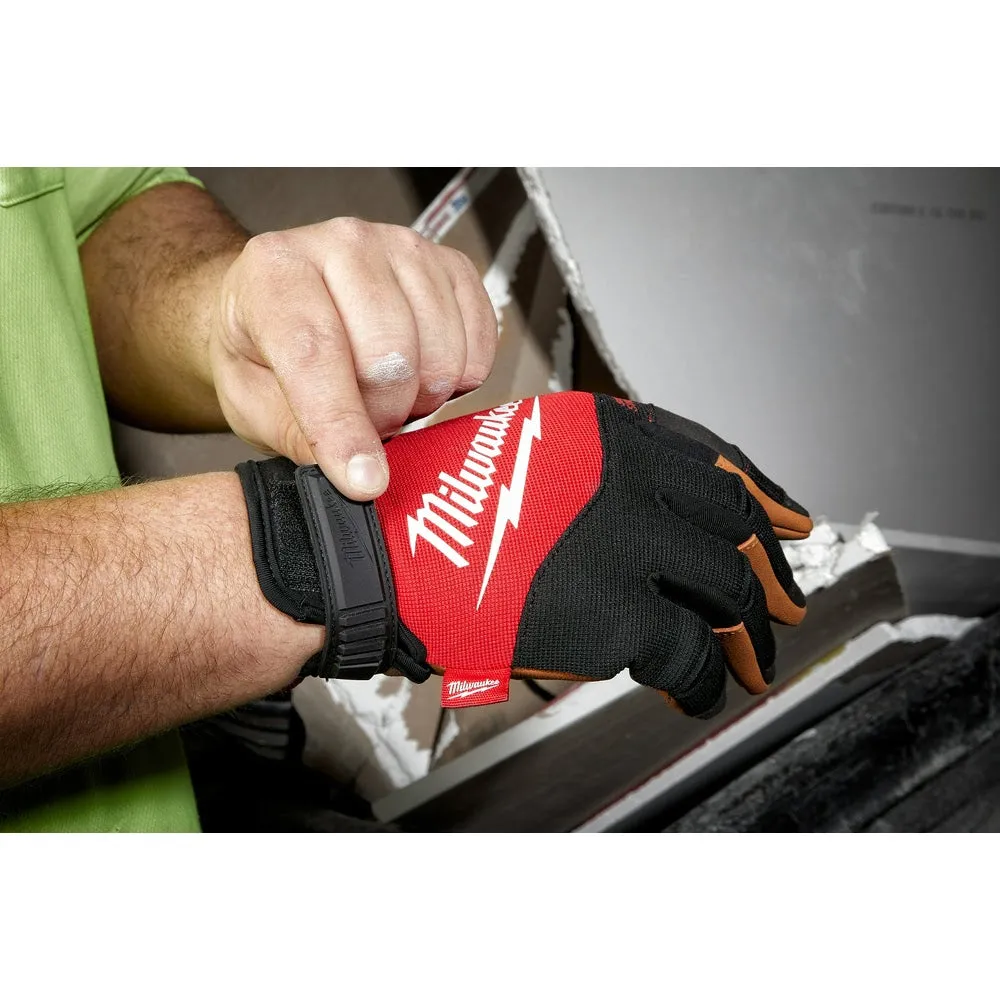 Milwaukee 48-73-0021 Leather Performance Gloves - Medium