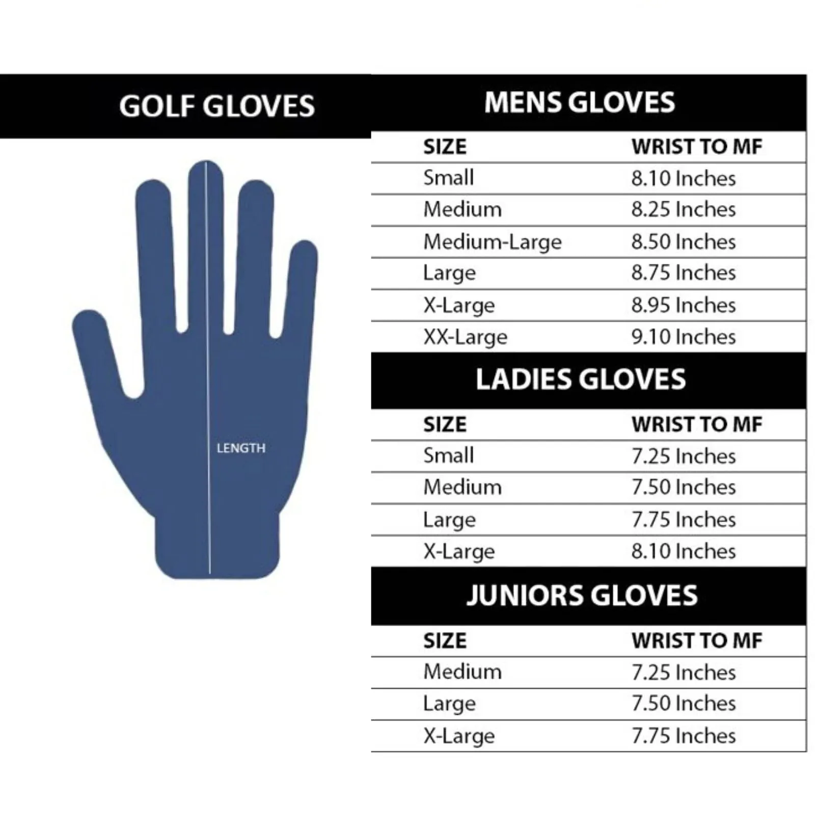 Orange Elite Tour Golf Glove