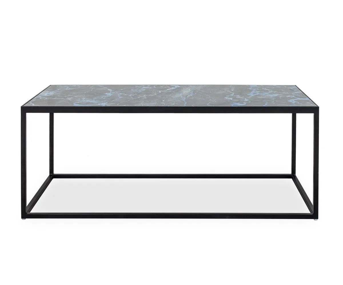 Portia Glass Coffee Table ONYX MARBLE