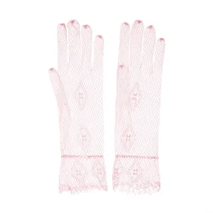 Portia - Women's Satin and Lace Gloves