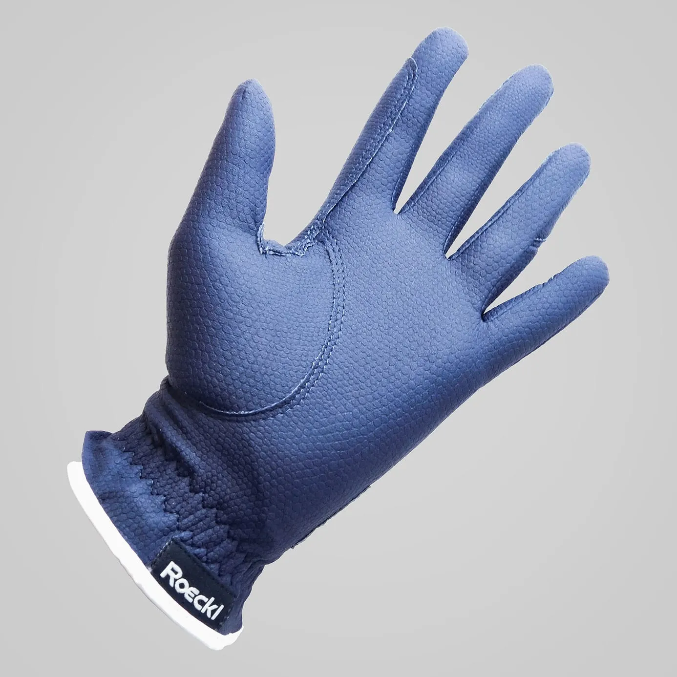 Roeckl Lona Two-Tone Riding Gloves - Navy/White