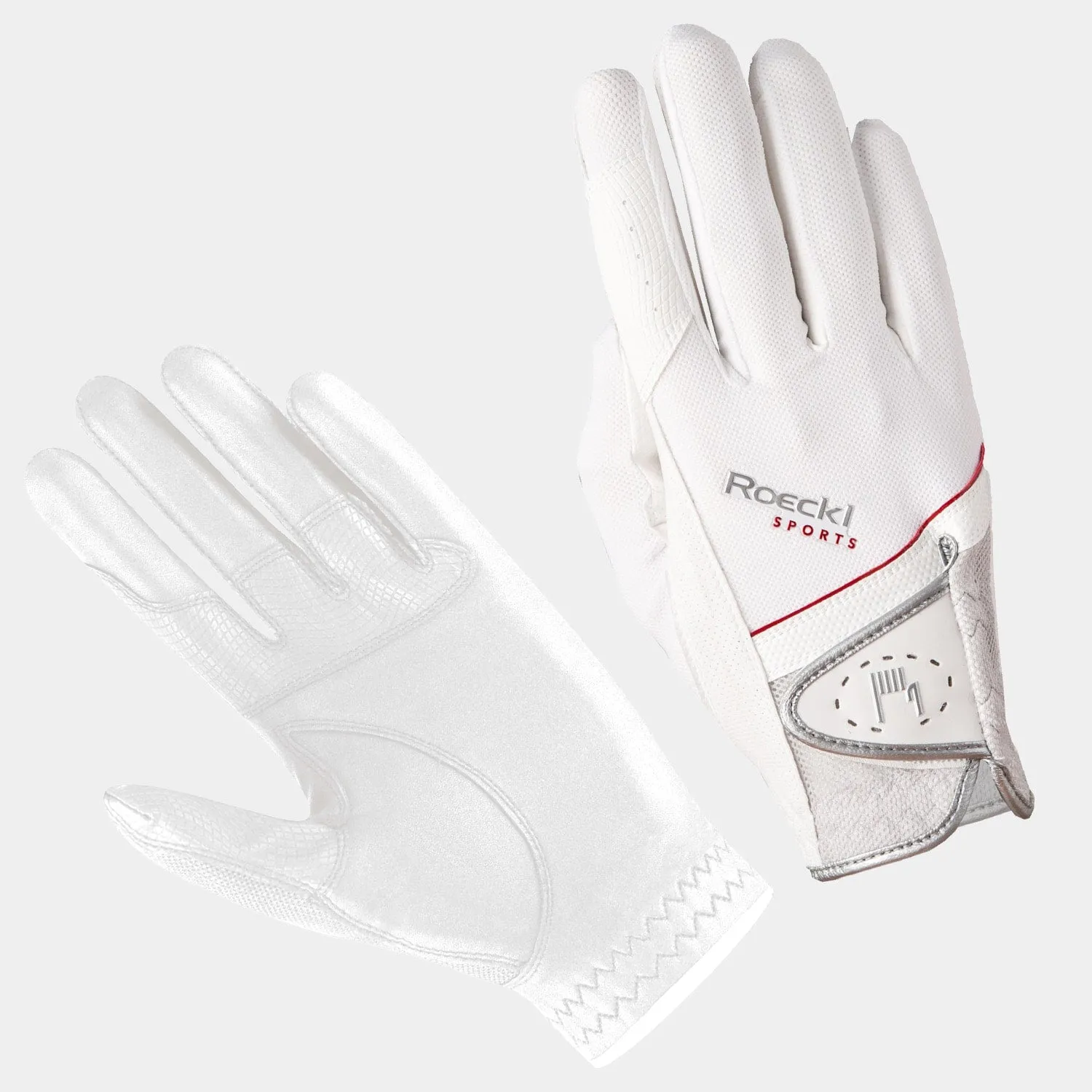 Roeckl Sports Madrid Riding Gloves - White