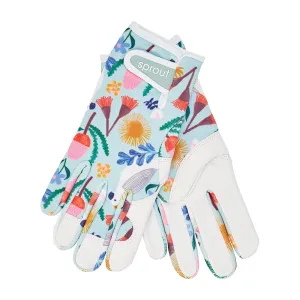 Sprout Goatskin  Garden Gloves - Design Bushwalk