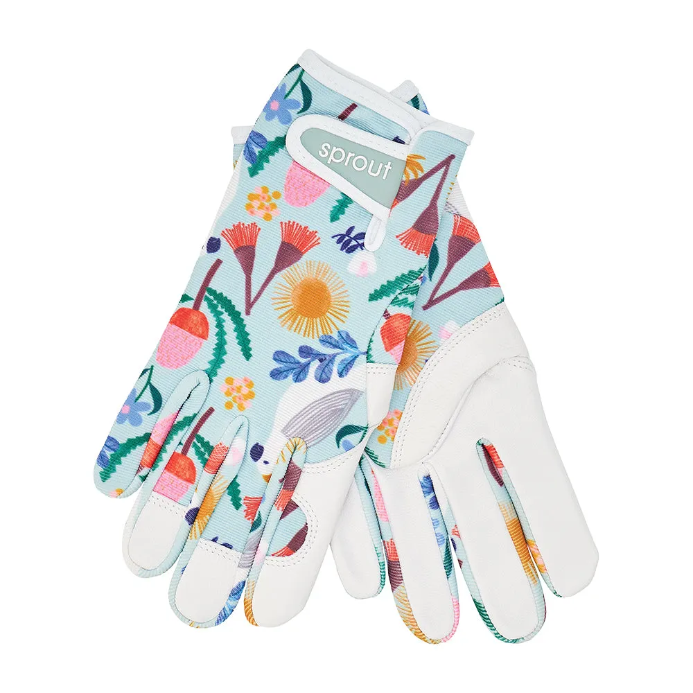 Sprout Goatskin  Garden Gloves - Design Bushwalk