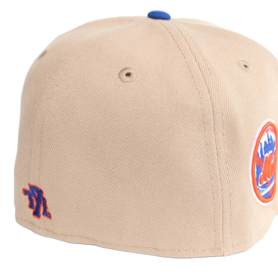 T7L x New York Mets Skyline Patch (Camel) | New Era 59Fifty Fitted