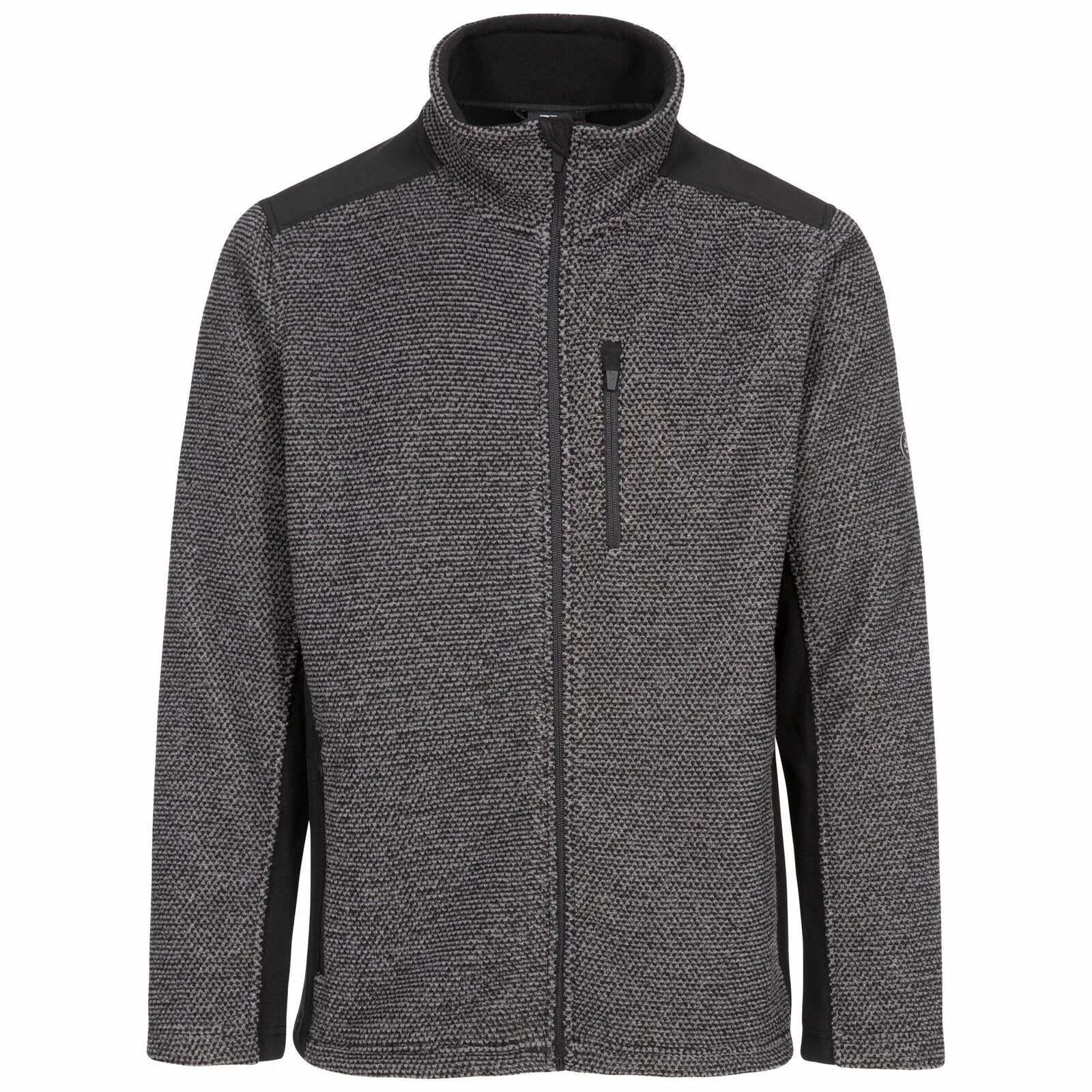 Trespass Mens Faratino Full Zip Knitted Fleece Insulated Jacket