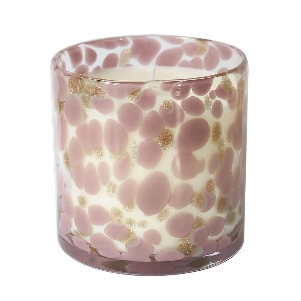 Velvet Rose Scented Glass Soy Wax Candle